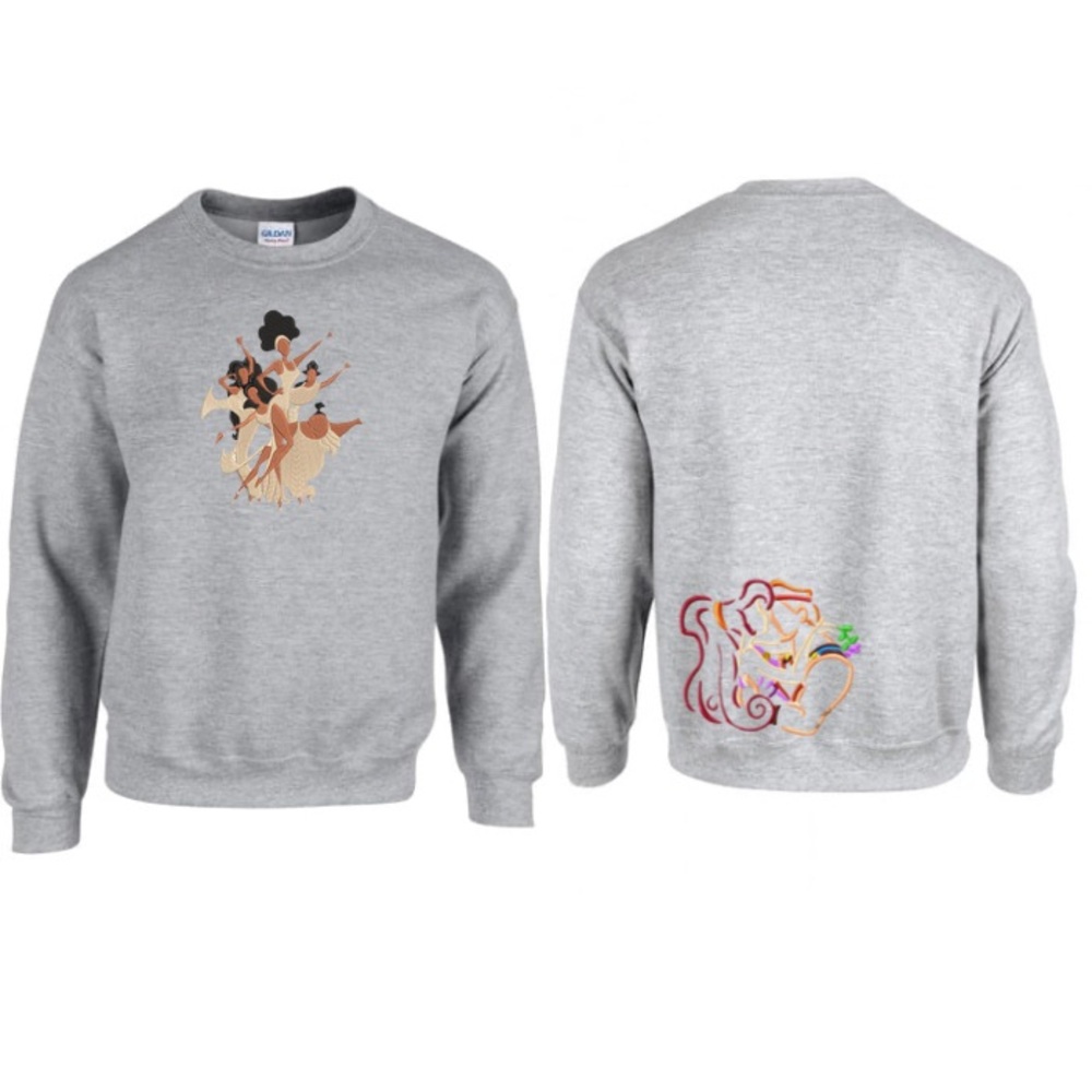 Gray Graphic Sweatshirt